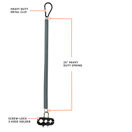 3in1 ABS Air Line Hose Tracker Tender Kit 25" Single Spring - AFTERMARKETUS Torque Other Air Brake Parts