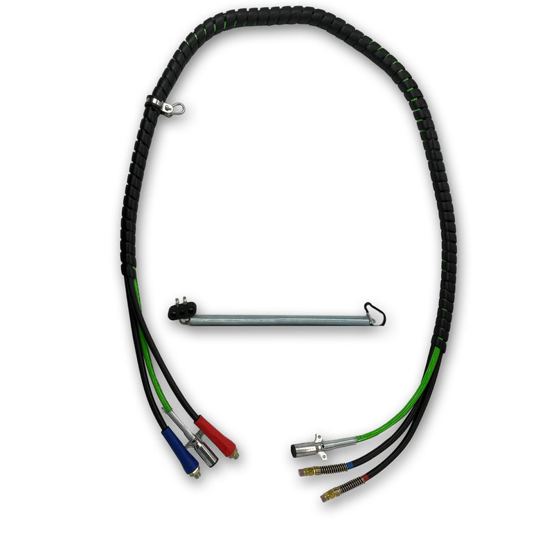 3in1 ABS Air Line Hose Tracker Tender Kit 25" Single Spring - AFTERMARKETUS Torque Other Air Brake Parts