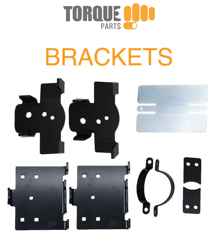 Bracket Set for Air Helper Suspension Kit (Ride-Rite 2350) - AFTERMARKETUS Torque Air Helper Kit Brackets