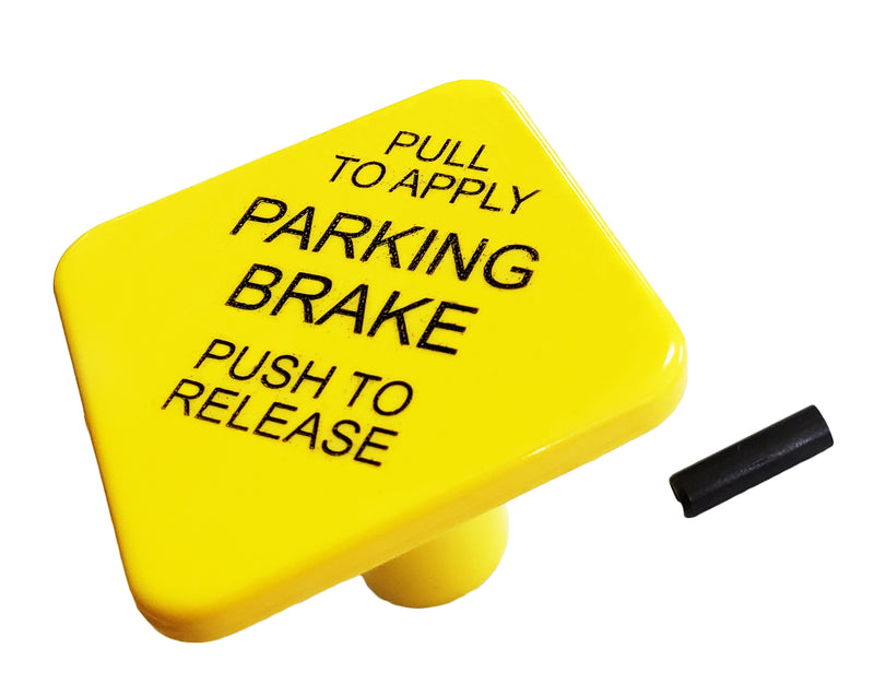 Yellow Parking Brake Valve Knob for Dash Brake Control Valve