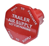 Red Trailer Parking Air Supply Knob Replaces Bendix 298817