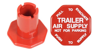 Red Trailer Parking Air Supply Knob Replaces Bendix 298817
