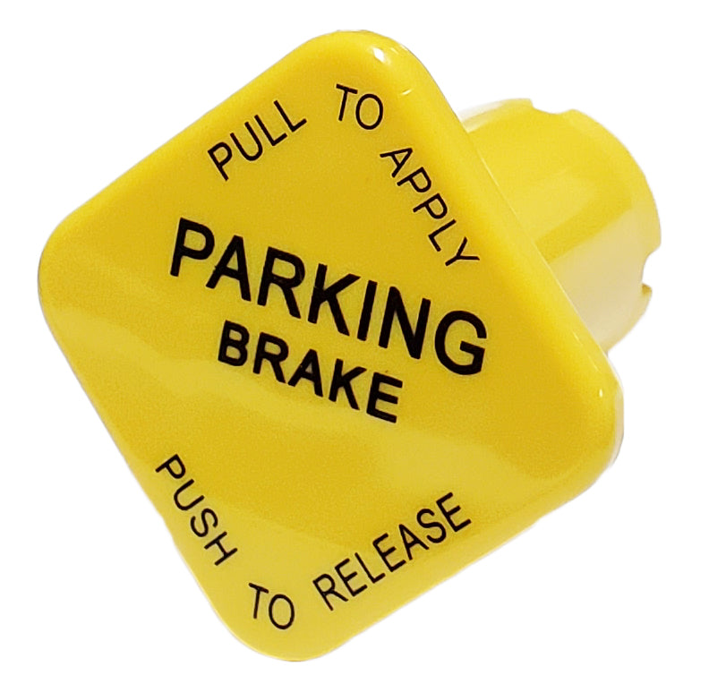 Yellow Parking Brake Knob & Red Trailer Air Supply Knobs SET