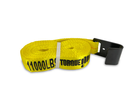 2"x30' Strap w/ Ratchet and zinc coated Flat steel Hooks - AFTERMARKETUS Torque Other Truck Accessories