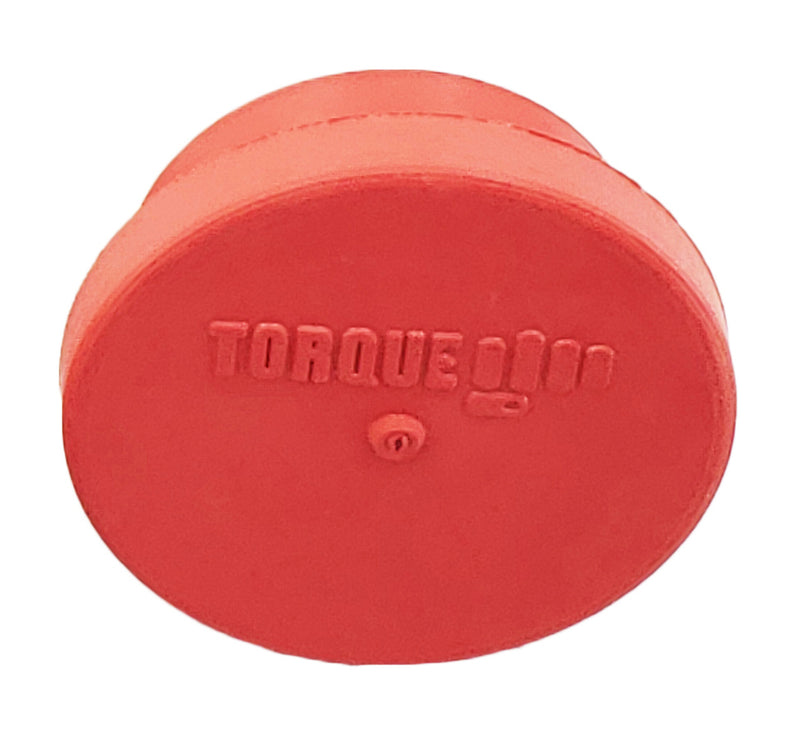 TORQUE Large Red Rubber Plug 1-1/8" Wheel for Hub Cap