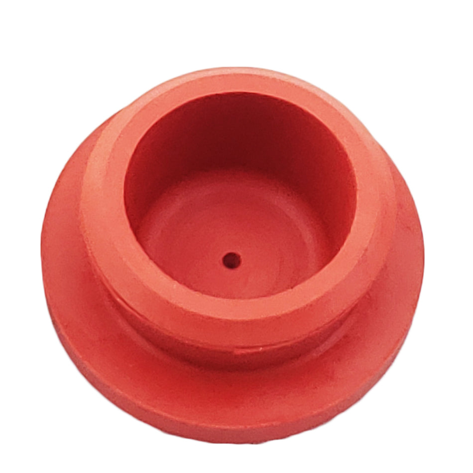 TORQUE Large Red Rubber Plug 1-1/8" Wheel for Hub Cap