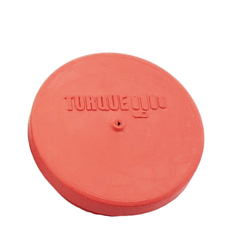 TORQUE Large Red Rubber Plug 1-1/8" Wheel for Hub Cap