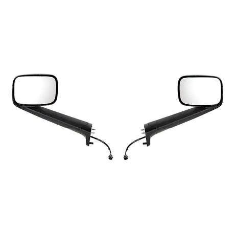 Hood Side Mirror for 2018-2024 Freightliner Cascadia | Replacement A2273566000 A2273566001 | Pair Aftermarketus Mirrors and Covers