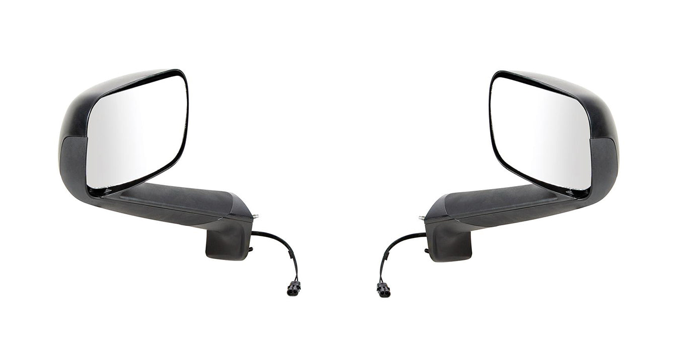 Hood Side Mirror for 2018-2024 Freightliner Cascadia | Replacement A2273566000 A2273566001 | Pair Aftermarketus Mirrors and Covers