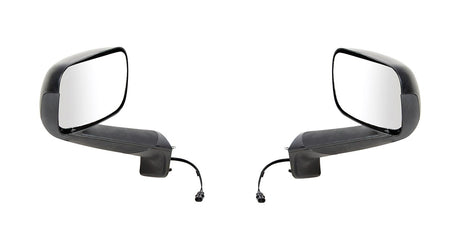 Hood Side Mirror for 2018-2024 Freightliner Cascadia | Replacement A2273566000 A2273566001 | Pair Aftermarketus Mirrors and Covers