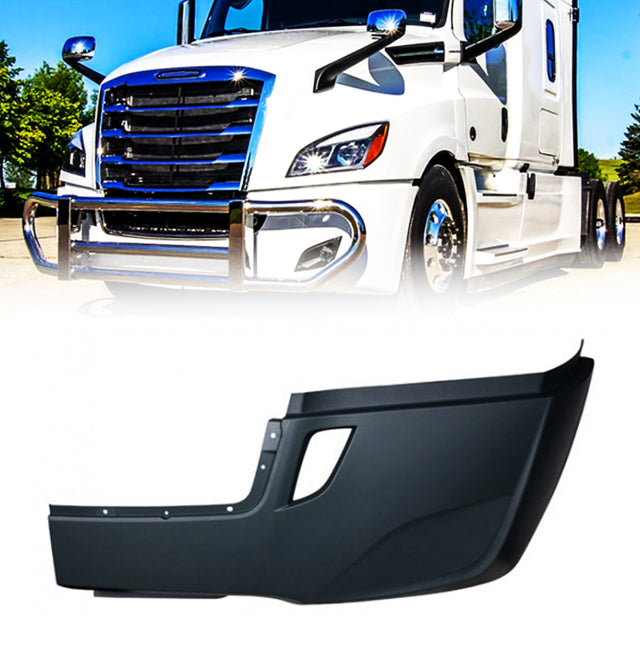 2018+ Cascadia Bumper with Fog Light Hole Left Side - AFTERMARKETUS Torque Bumpers