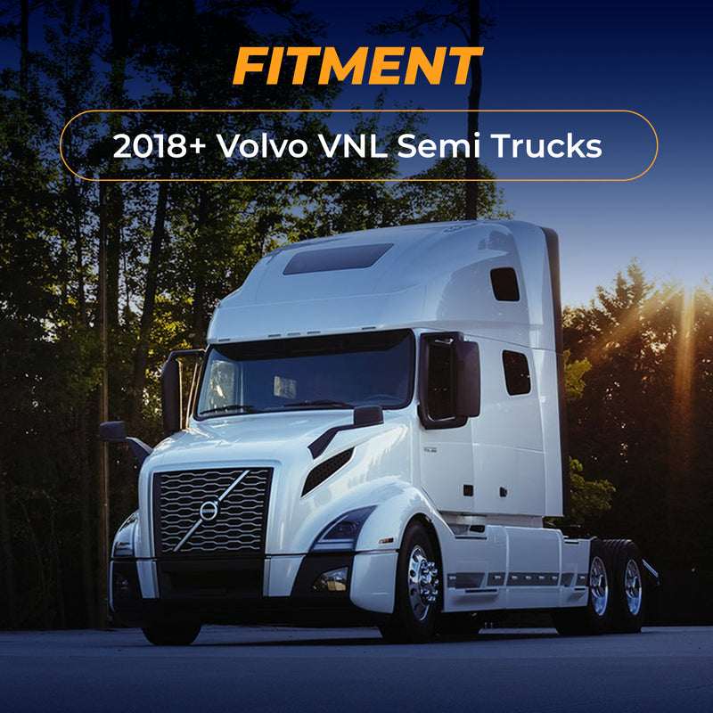 TORQUE Hood Side Grille Replacements for 2018+ Volvo VNL