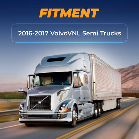 Bumper w Fog Light cut-out for 2016-2017 Volvo VNL - Right - AFTERMARKETUS Torque Bumpers