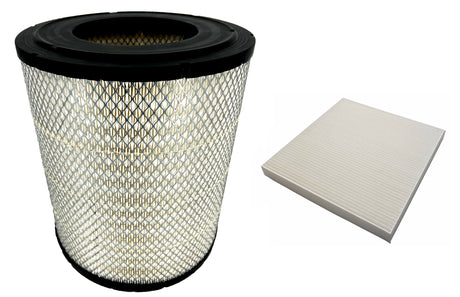 Engine and Cabin Air Filter Set for Freightliner Columbia Coronado | Replacement GM 19239975 Aftermarketus Air Filters