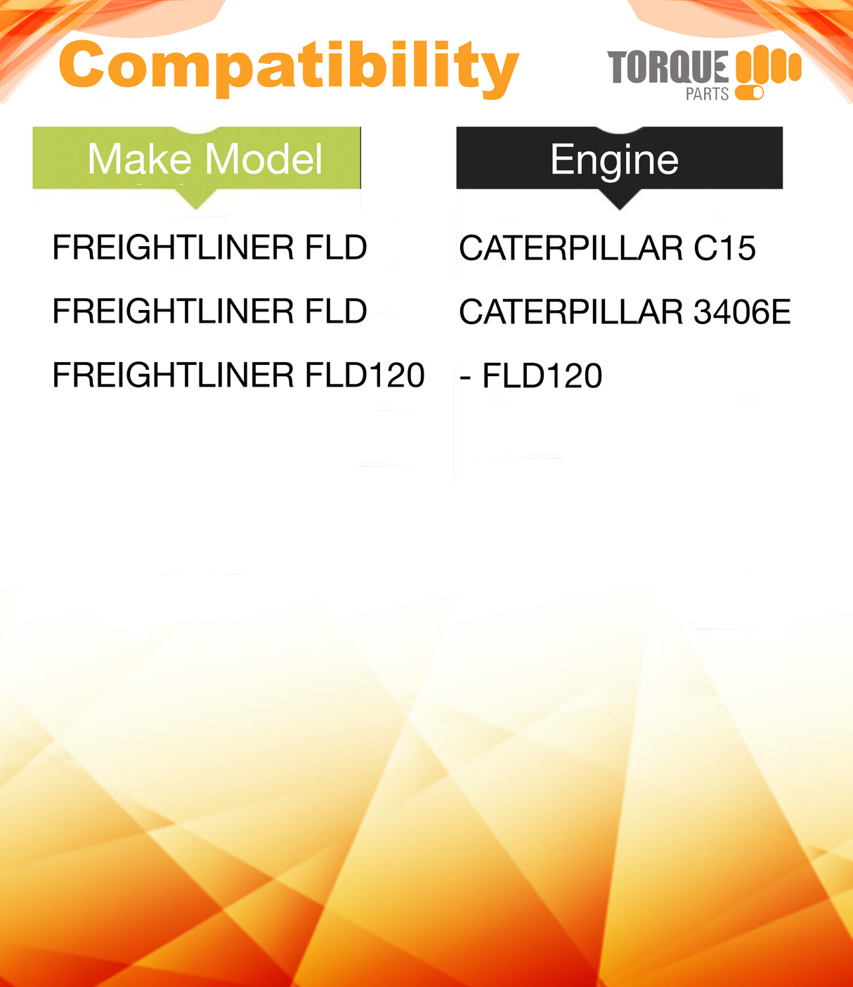 TORQUE Engine Air Filter for Freightliner and International