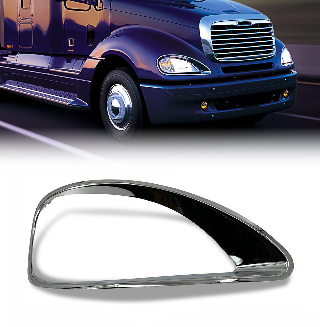 Headlight Bezel for 2001-22 Freightliner Columbia Left Side