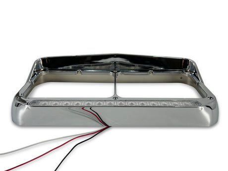 Chrome Headlight Bezel w/ LED Strip for Kenworth & Peterbilt - AFTERMARKETUS Torque Headlights