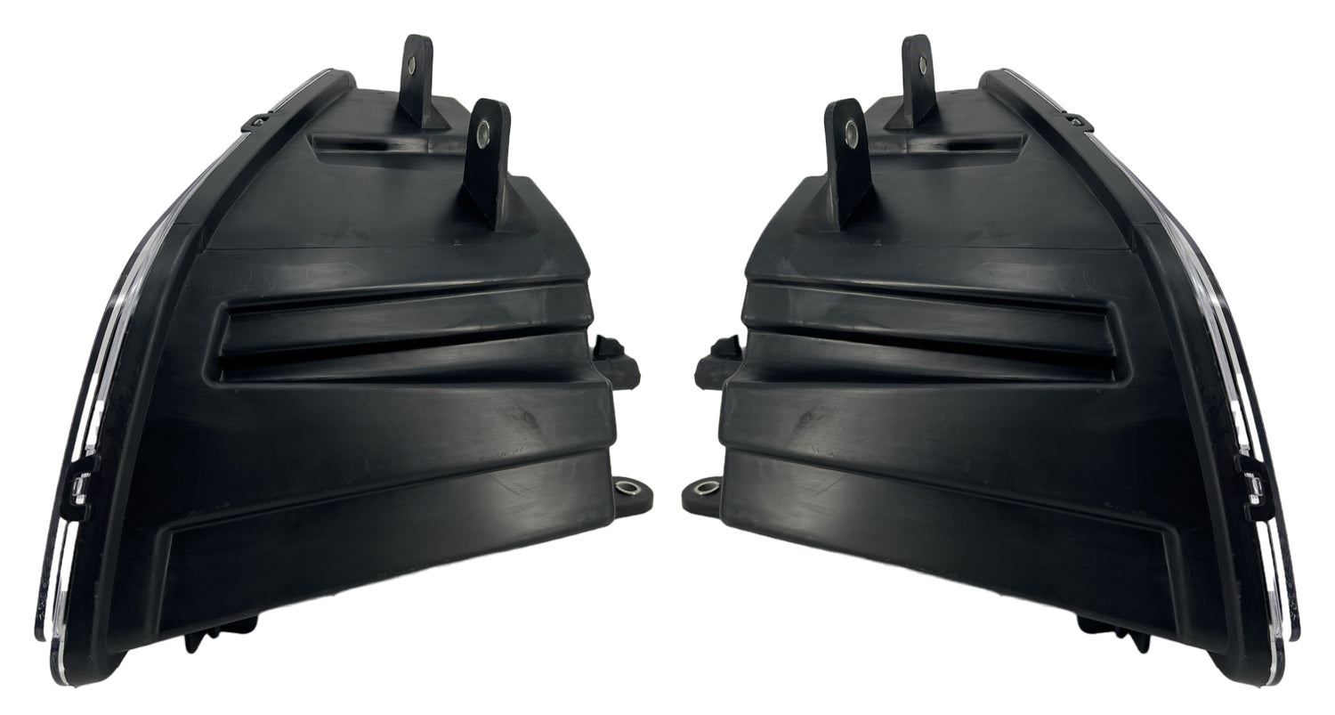 Full LED Black PAIR Fog Light Lamp for 2018-2022 Volvo VNL Aftermarketus Fog Lights