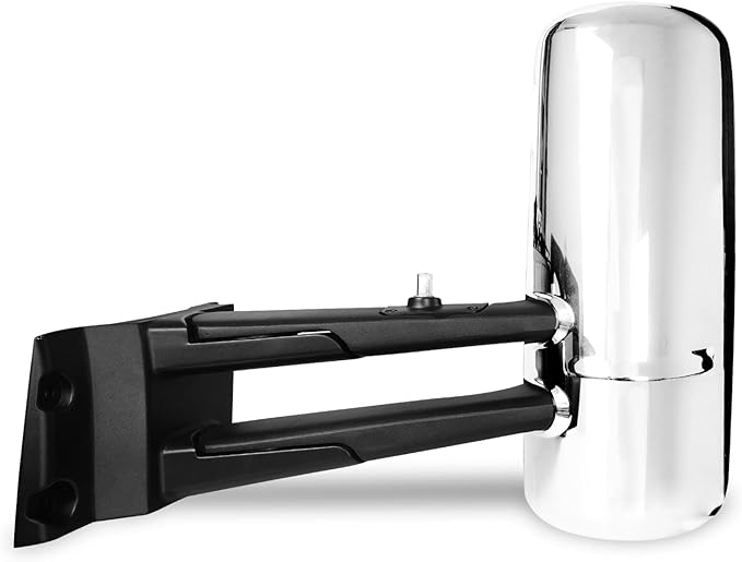 Door Side Mirror Replacement for 2014-2021 Kenworth T680 T880 W990 | Chrome | Heated | Pair Aftermarketus Mirrors and Covers