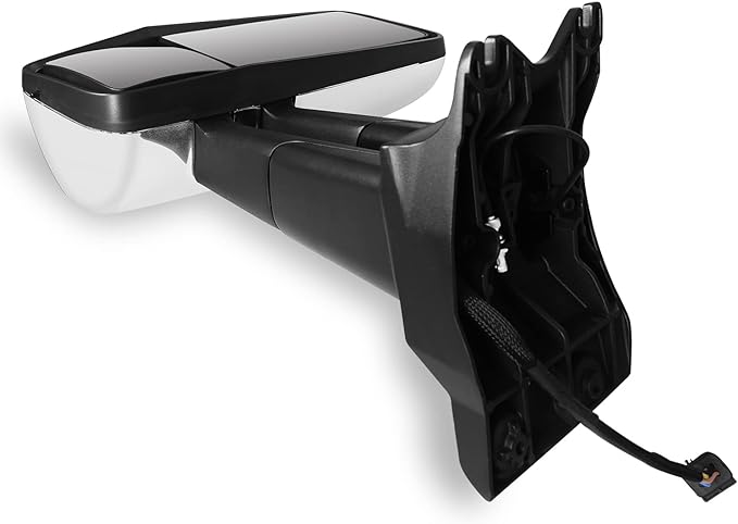 Door Side Mirror Replacement for 2014-2021 Kenworth T680 T880 W990 | Chrome | Heated | Pair Aftermarketus Mirrors and Covers