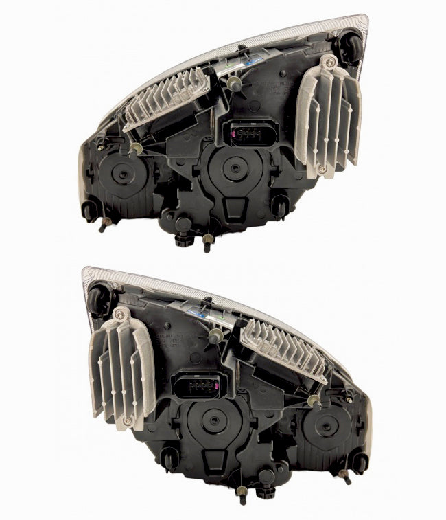 Headlight for 2018-2024 Freightliner Cascadia | Replacement Freightliner A6601405003 A6601405002 | Black Housing | Pair Aftermarketus Headlights