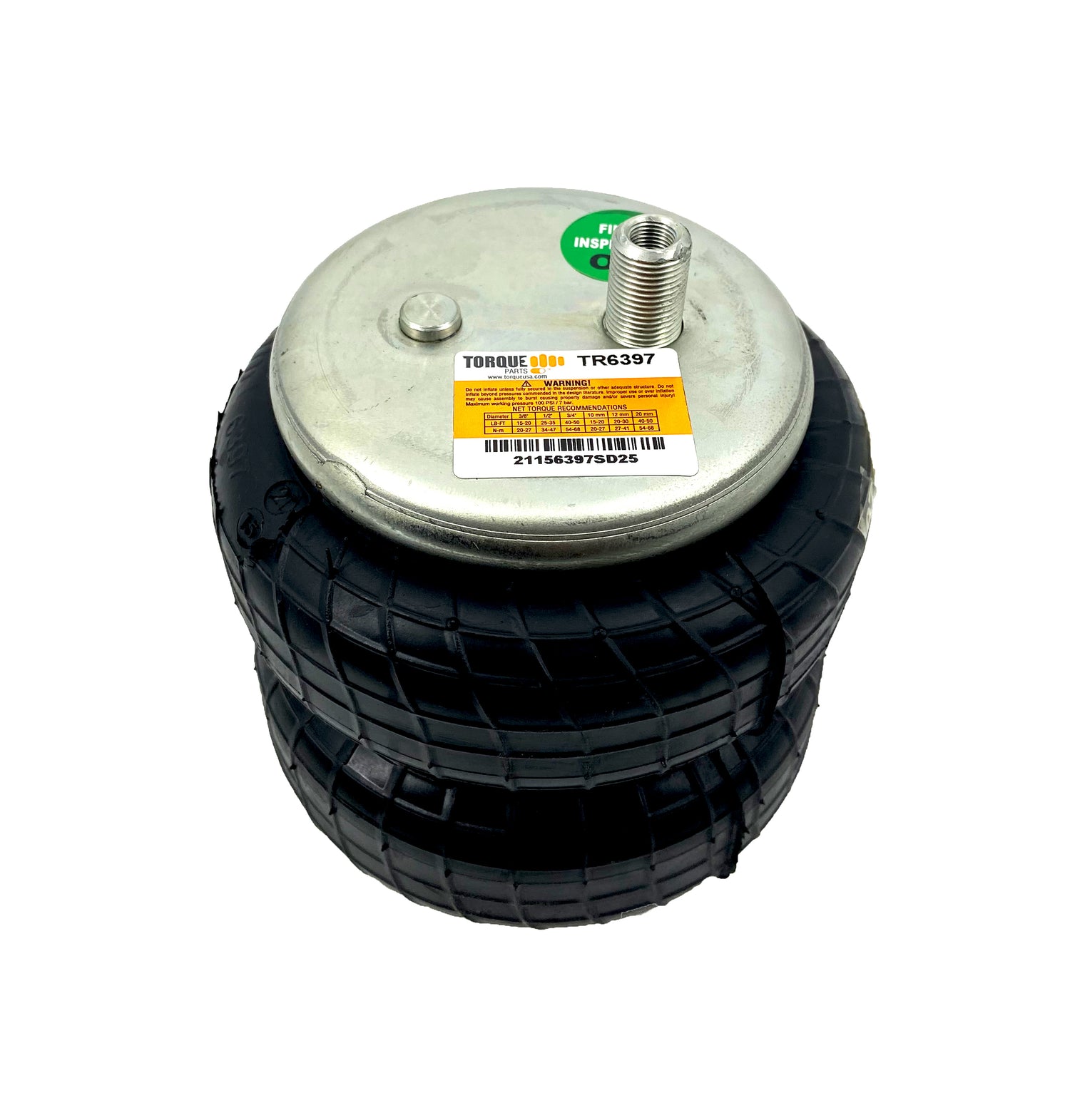 Air Spring with Air Line Kit (Replaces Firestone 6397) Aftermarketus Pick Up Convoluted Air Springs