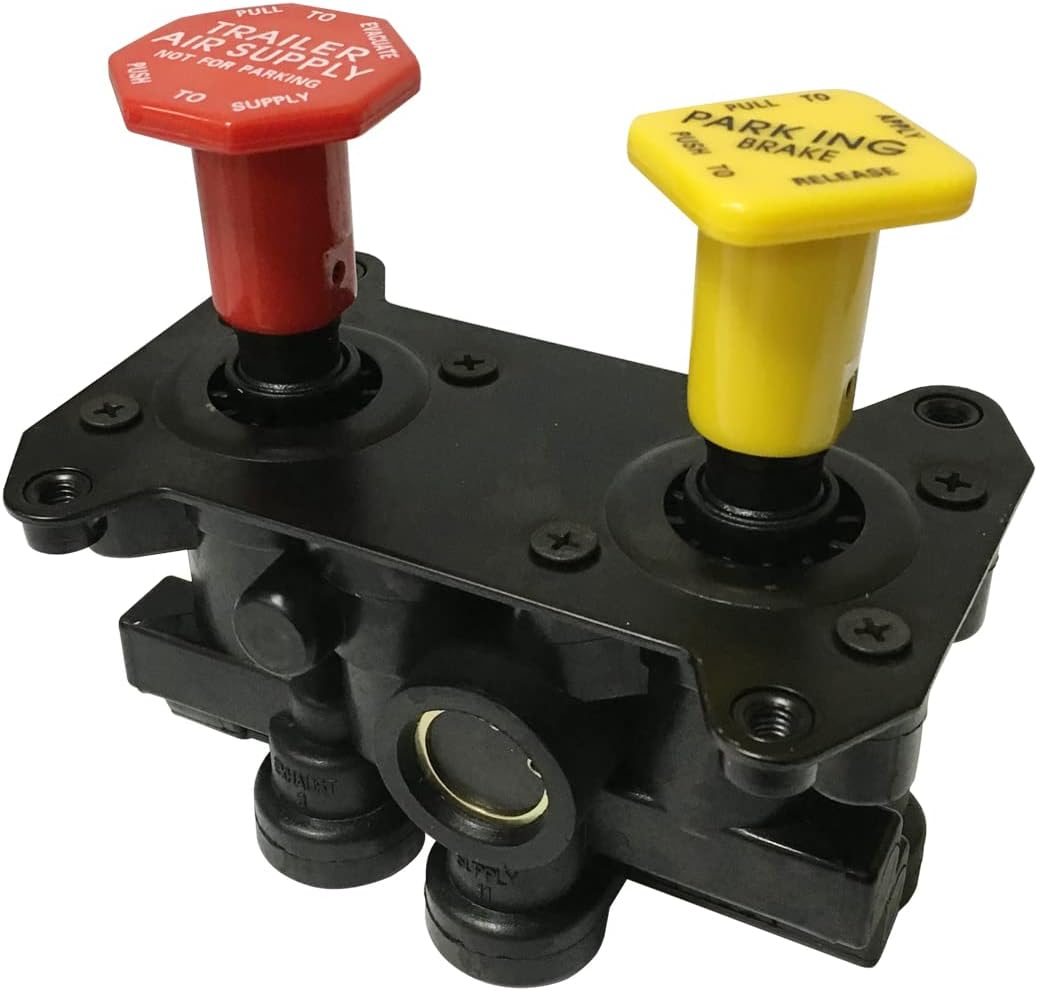 MV-3 Air Brake Manifold Control Dash Valve Threaded Holes