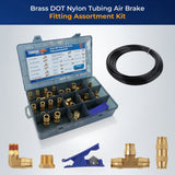 Brass DOT Push-in Fitting Assortment Kit with Air Tubing - AFTERMARKETUS Torque Pick Up Convoluted Air Springs