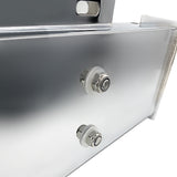 TORQUE 30" Chrome Mud Flap Hanger with 6 of 4" Light Cutouts