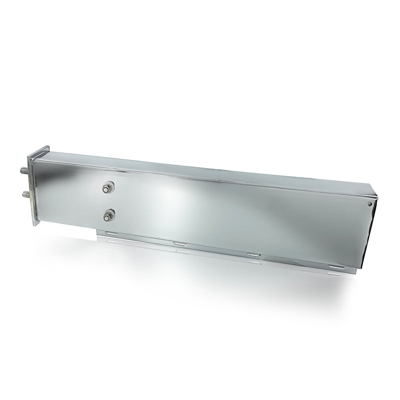 30" Stainless Steel Mud Flap Hanger w/ 6 of 4" Light Cutouts