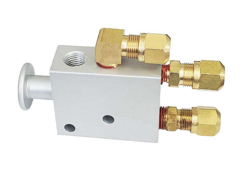 TORQUE Quik-Draw 3-Way Auto Reset Valve with Fittings