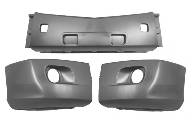 Bumper Set (w Fog Light Hole) for 2013 - 2022 Peterbilt 579 - AFTERMARKETUS Torque Bumpers